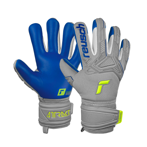 Reusch Attrakt Freegel Silver Junior 5272235 6006 yellow grey 1
